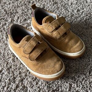 Old Navy Tan Kids Sneakers with Velcro Straps